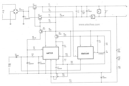circuit_variable-regulator_0-30v_5a_lm723_ca3140_2n3055.jpg (83.64 KiB) Pregledano 3893 puta. circuit_variable-regulator_0-30v_5a_lm723_ca3140_2n3055.jpg